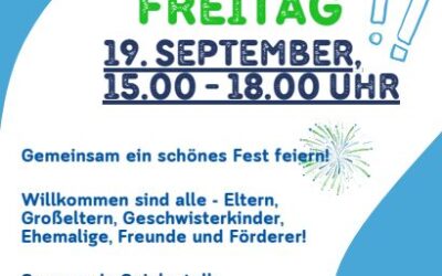 Einladung zum Schulfest
